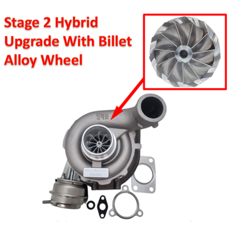 Aggiornamento turbocompressore ibrido Stage 2 Audi A4 A6 A8 / VW Passat B5...
